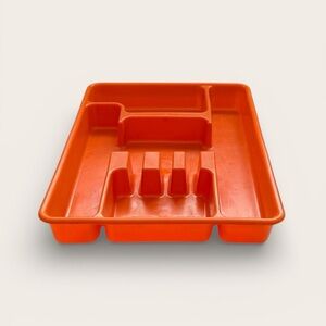 Vintage 70s Lustro-Ware Cutlery Tray